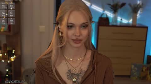 Snapshot of manifreyja chatting on 26, 3, 2026 Amelie online show from 26, 3, 2026