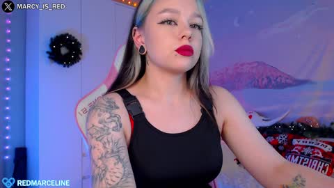 Snapshot of marceline_red chatting on 12, 12, 2024 Lady Marceline online show from 12, 12, 2024