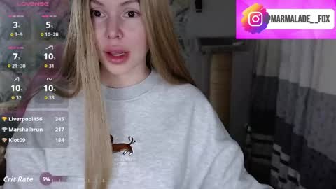 Snapshot of marmalade_fox chatting on 15, 3, 2026 Marmalade Fox online show from 15, 3, 2026