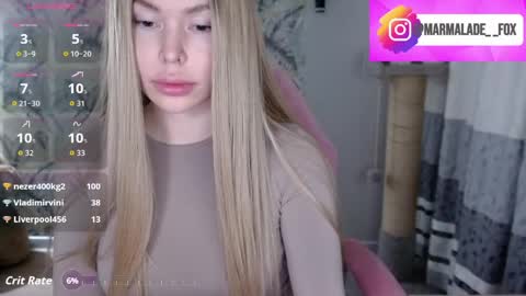 Snapshot of marmalade_fox chatting on 21, 3, 2026 Marmalade Fox online show from 21, 3, 2026