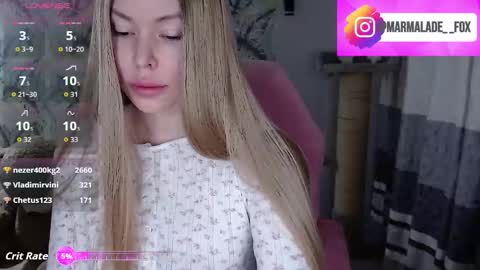 Snapshot of marmalade_fox chatting on 22, 3, 2026 Marmalade Fox online show from 22, 3, 2026