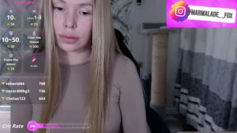 Snapshot of marmalade_fox chatting on 1, 4, 2026 Marmalade Fox online show from 1, 4, 2026