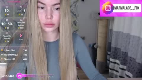 Snapshot of marmalade_fox chatting on 4, 4, 2026 Marmalade Fox online show from 4, 4, 2026