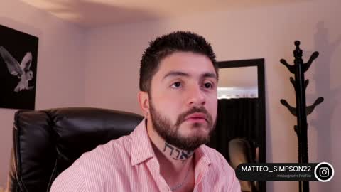 Snapshot of matteo_simpson chatting on 26, 1, 2025 Matteo simpson online show from 26, 1, 2025