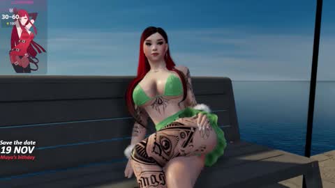 Snapshot of maya_3dxx chatting on 13, 11, 2025 Maya online show from 13, 11, 2025