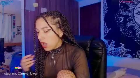 Snapshot of mel_dahlia chatting on 23, 3, 2026 Melissa - - Please help me to reach 100 thumbs up online show from 23, 3, 2026