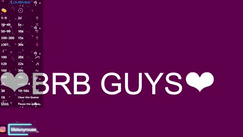 Snapshot of melanyrouse1 chatting on 8, 3, 2025 melanyrouse1 online show from 8, 3, 2025