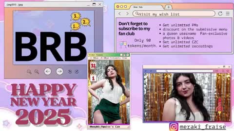 Snapshot of meraki_fraise chatting on 10, 1, 2025 online show from 10, 1, 2025