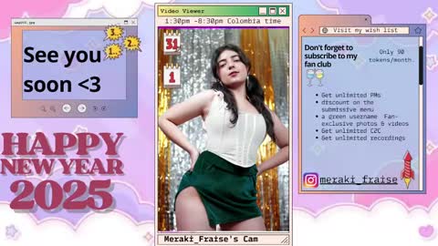 Snapshot of meraki_fraise chatting on 13, 1, 2025 online show from 13, 1, 2025