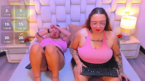 Snapshot of miaandmolly_ chatting on 11, 11, 2025 mia red hair molly short hair online show from 11, 11, 2025