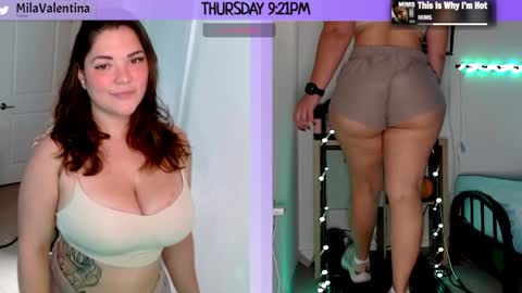 Snapshot of milavalentinax chatting on 3, 1, 2025 Mila Valentina online show from 3, 1, 2025