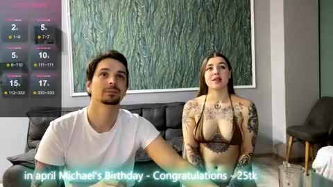 Snapshot of miley_and_michael chatting on 18, 4, 2026 Miley and Michael online show from 18, 4, 2026