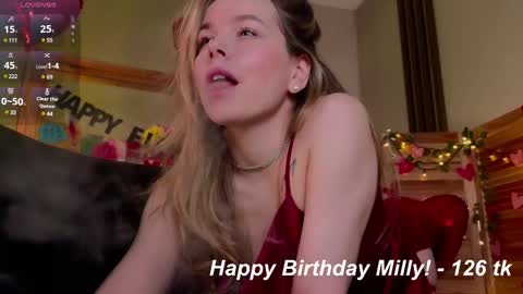 Milly    online show from 21, 2, 2025