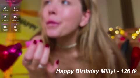Milly    online show from 21, 2, 2025