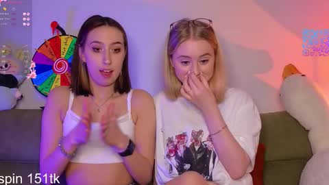 Snapshot of mimipaws chatting on 18, 2, 2026 MilaBlack and StacyBlonde Today unboxing Lovens OMG online show from 18, 2, 2026