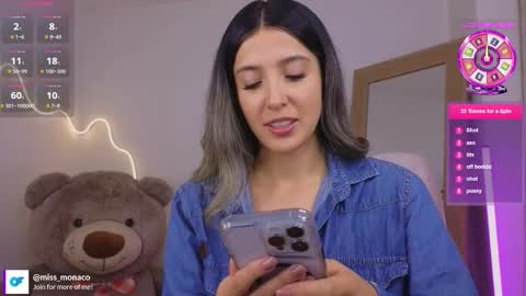 Snapshot of missmonaco chatting on 9, 3, 2026 Emma Rivera online show from 9, 3, 2026