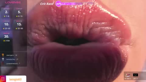 Snapshot of monica_amberr chatting on 11, 10, 2025 I am Gio online show from 11, 10, 2025