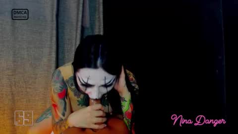 Snapshot of ninadanger chatting on 15, 10, 2025 Heyyy guys Im Ninas crazy online show from 15, 10, 2025