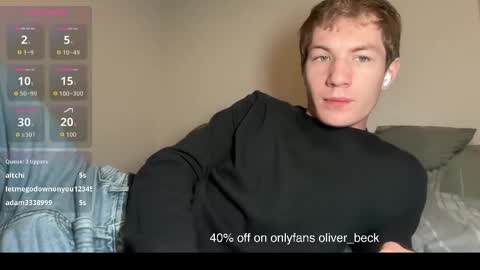 Snapshot of oliver_beck chatting on 6, 5, 2026 Oliver Beck online show from 6, 5, 2026