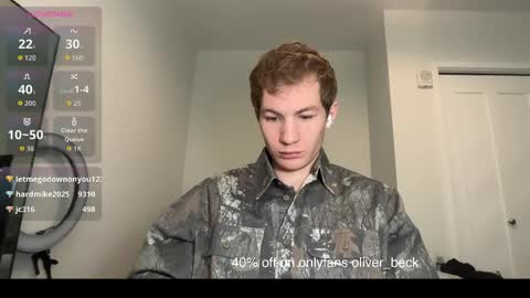 Snapshot of oliver_beck chatting on 6, 5, 2026 Oliver Beck online show from 6, 5, 2026