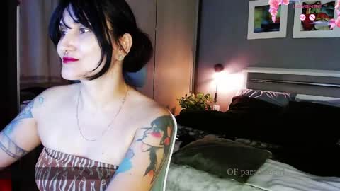 Snapshot of paradisegirl_ chatting on 23, 4, 2026 My alter ego Betinna Flowers - a tattooed Miss - Are you missing me come in here - online show from 23, 4, 2026