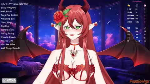 Succubus Nyx online show from 16, 1, 2025