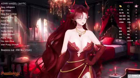 Succubus Nyx online show from 31, 1, 2025