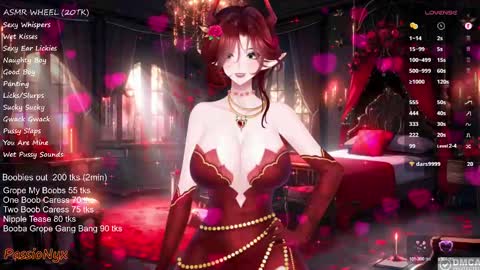 Succubus Nyx online show from 16, 2, 2025