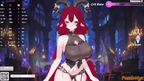 Snapshot of passionyx chatting on 9, 2, 2026 Succubus Nyx online show from 9, 2, 2026