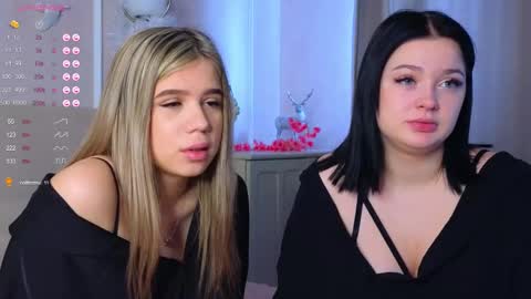 Snapshot of phyllisheart chatting on 23, 2, 2025 Lora black and Lili blonde welcome you here online show from 23, 2, 2025