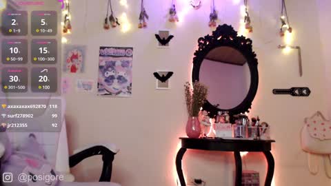 Snapshot of posigore chatting on 13, 12, 2024 Anna Goth independient model online show from 13, 12, 2024