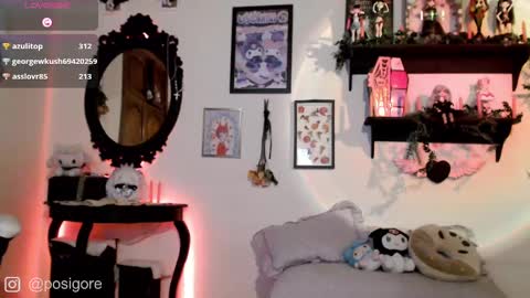Snapshot of posigore chatting on 10, 2, 2025 Anna Goth independient model online show from 10, 2, 2025