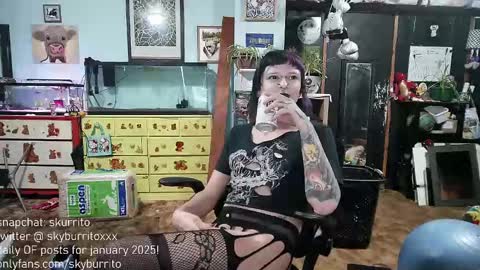 Snapshot of queer_burrito chatting on 29, 12, 2024 Sky Burrito online show from 29, 12, 2024