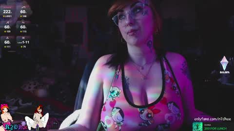 Snapshot of r2dho3 chatting on 8, 4, 2026 Amy Wild online show from 8, 4, 2026