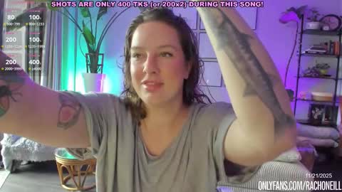 Snapshot of rach_oneill chatting on 21, 11, 2025 Rach ONeill online show from 21, 11, 2025