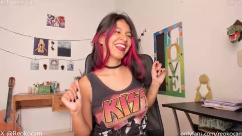 Snapshot of reoko_ chatting on 23, 3, 2026 Reoko online show from 23, 3, 2026