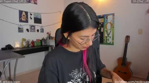 Snapshot of reoko_ chatting on 3, 6, 2026 Reoko online show from 3, 6, 2026