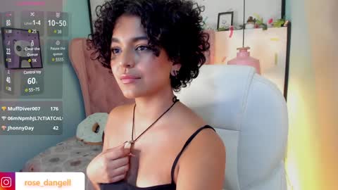 Snapshot of rose_dangel1 chatting on 20, 1, 2025 Rose online show from 20, 1, 2025