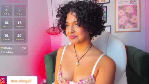 Snapshot of rose_dangel1 chatting on 27, 1, 2025 Rose online show from 27, 1, 2025