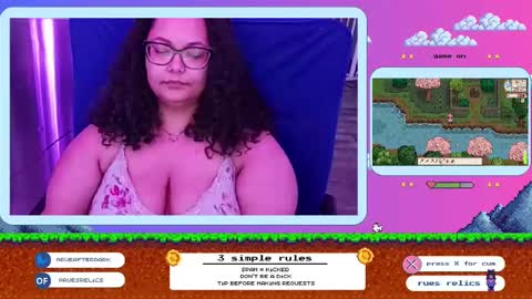 Snapshot of ruesrelics chatting on 8, 3, 2025 Rue online show from 8, 3, 2025