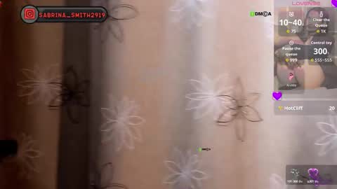 Snapshot of sabrinasmit chatting on 8, 10, 2025 Sabrina and Smith. Instagramsabrina smith2919 NEXT SHOW OCT. 0809111213 online show from 8, 10, 2025