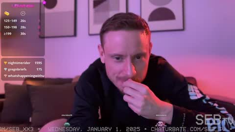 Snapshot of seb_tv chatting on 1, 1, 2025 Sebastian online show from 1, 1, 2025
