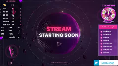 SeraLeeXXX online show from 18, 5, 2026