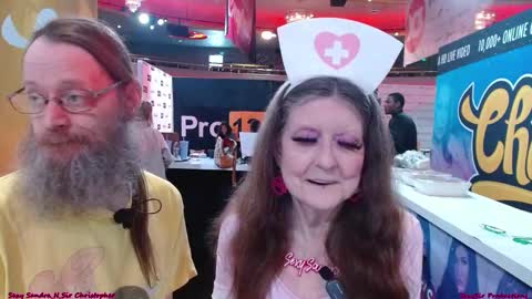 Sexy Sandra    and Sir Christopher online show from 18, 1, 2025