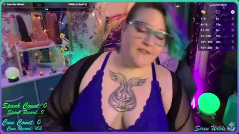 Snapshot of sirenwilde chatting on 28, 6, 2026 Siren Wilde online show from 28, 6, 2026