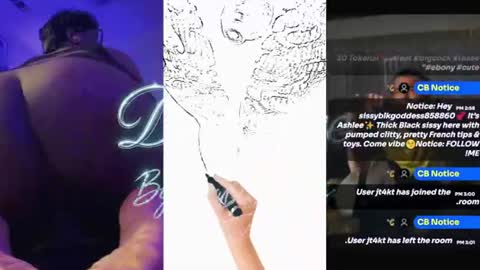 Sissyblkgoddess online show from 19, 7, 2026