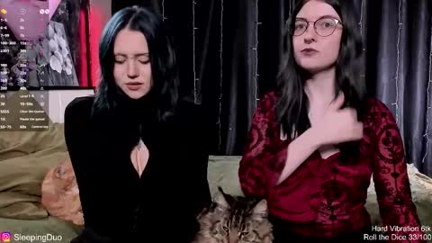 Snapshot of sleepingduo chatting on 16, 2, 2026 Hi We are Iva and Angela Nice to meet u 3 online show from 16, 2, 2026