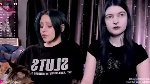 Snapshot of sleepingduo chatting on 28, 2, 2026 Hi We are Iva and Angela Nice to meet u 3 online show from 28, 2, 2026