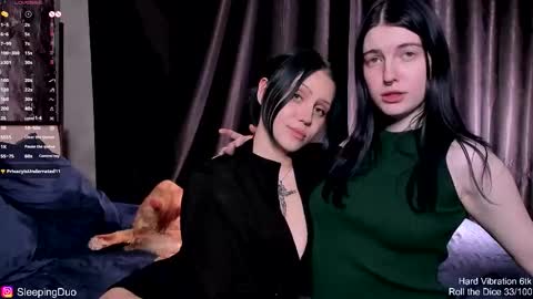 Snapshot of sleepingduo chatting on 6, 3, 2026 Hi We are Iva and Angela Nice to meet u 3 online show from 6, 3, 2026