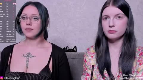 Snapshot of sleepingduo chatting on 31, 3, 2026 Hi We are Iva and Angela Nice to meet u 3 online show from 31, 3, 2026